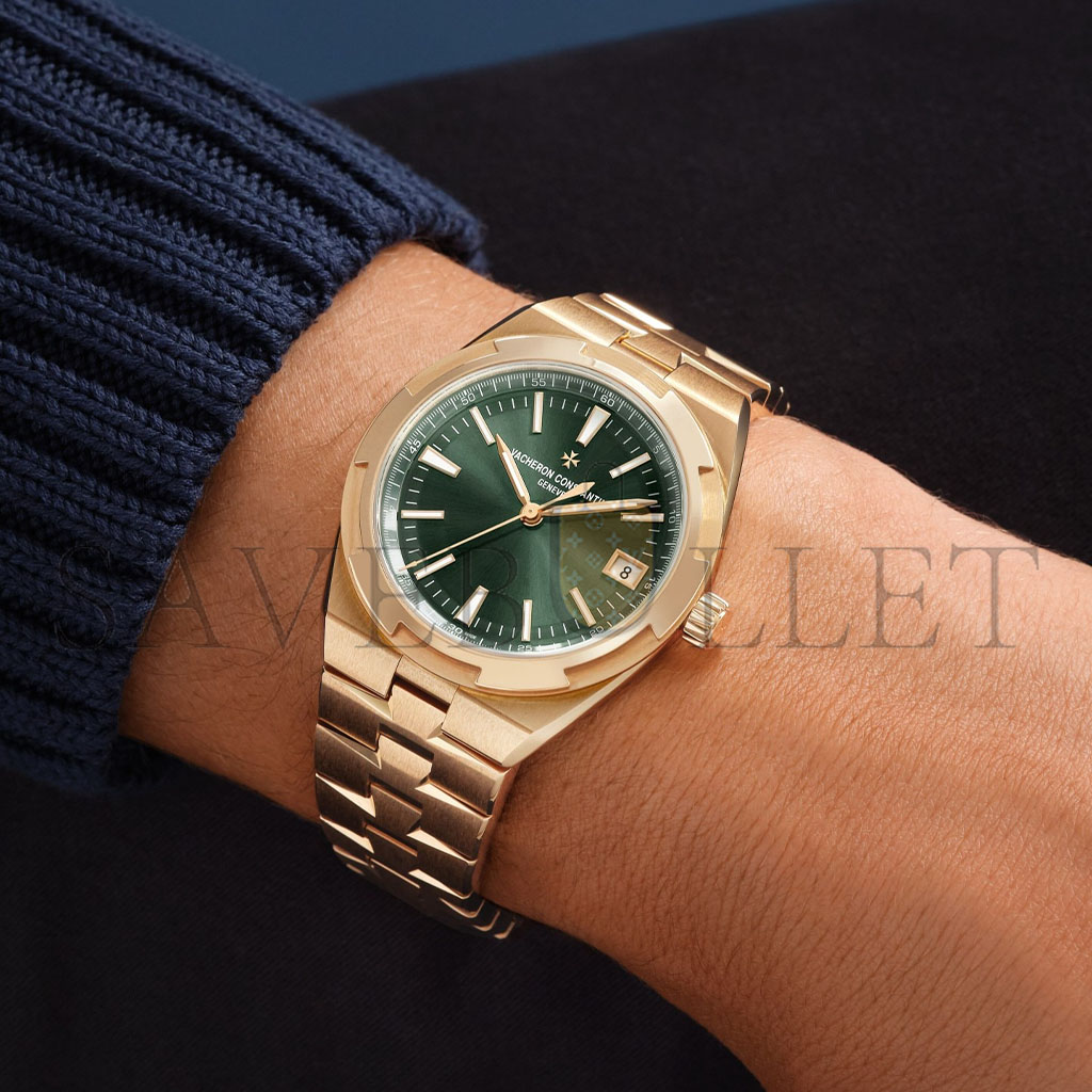 vacheron Co*sta*t*n overseas self-winding 41 mm pink gold watch 4520v/210r-b967